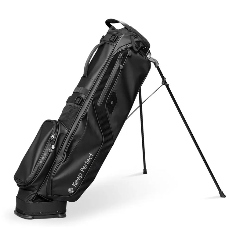 leather golf stand bag