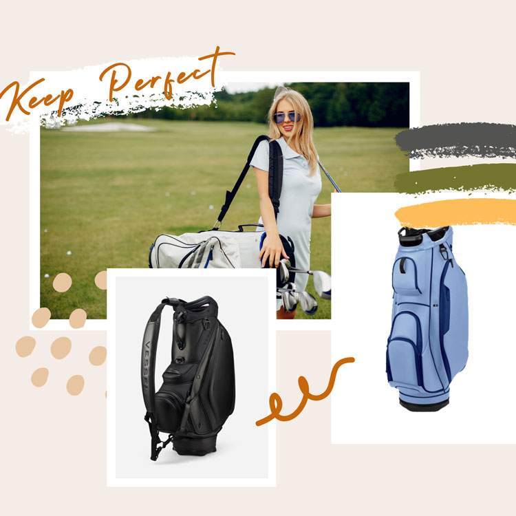 how to arrange a golf bag