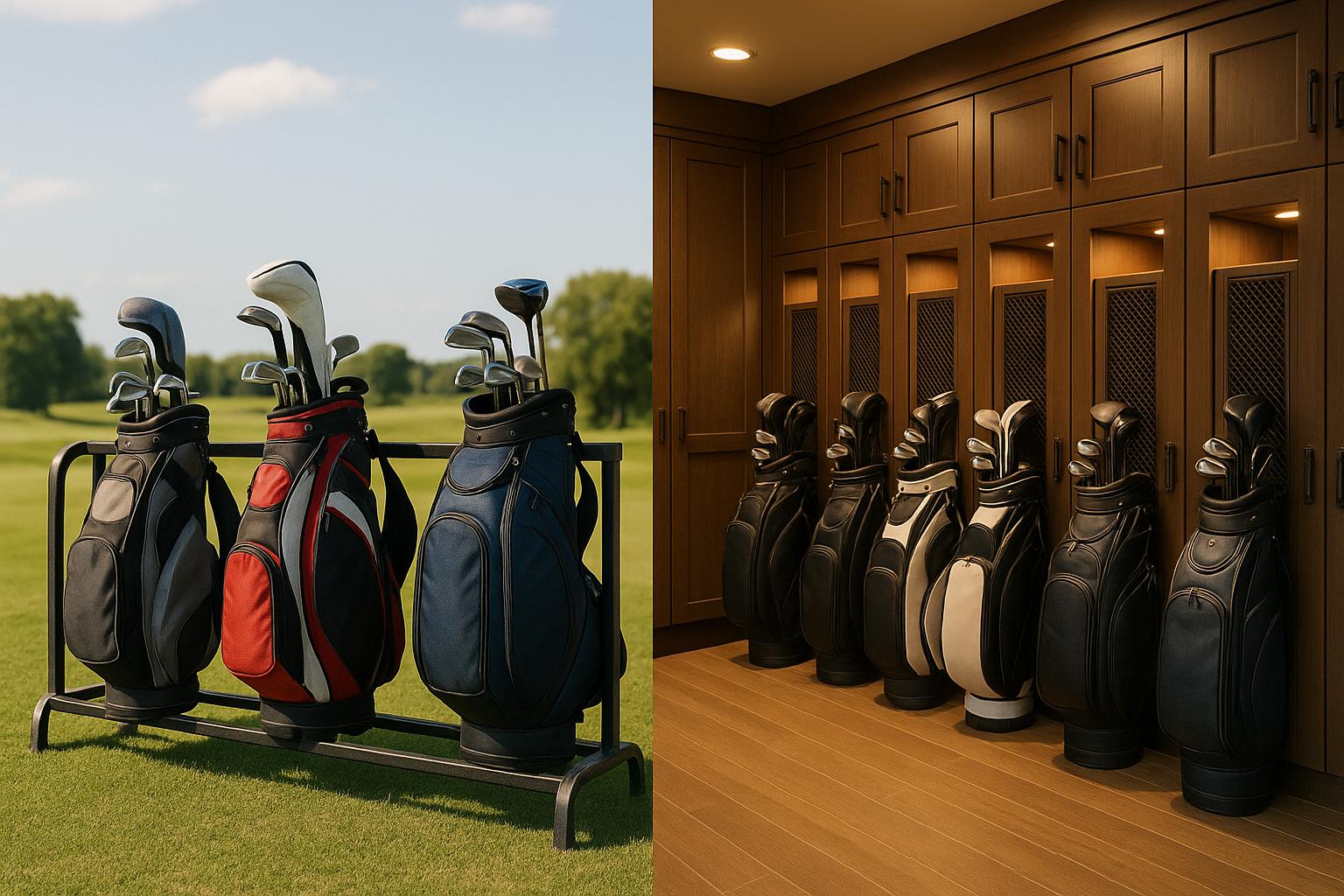 Golf Bag Storage Rules: Public vs. Private Clubs