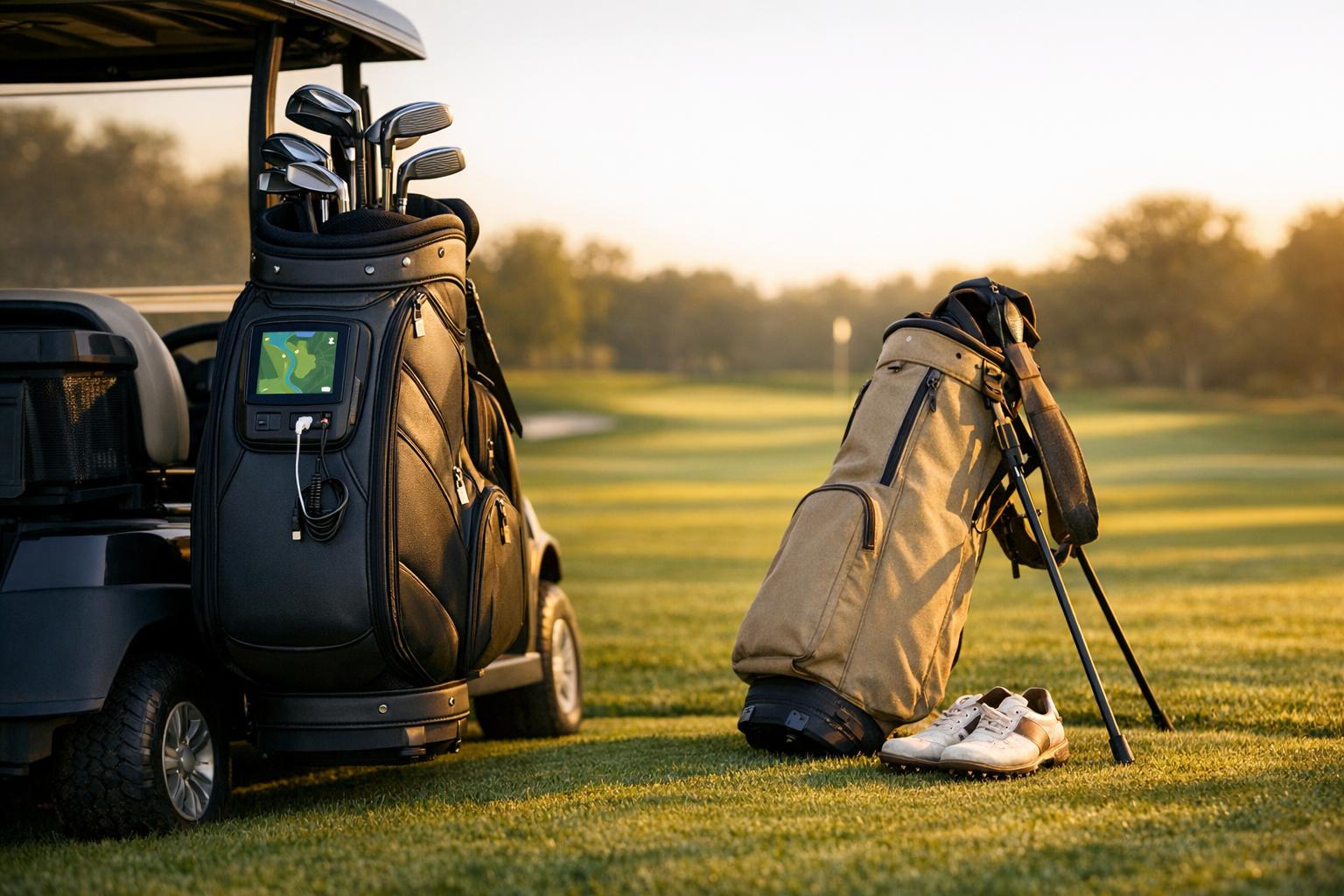 GPS Golf Bags vs. Traditional Golf Bags