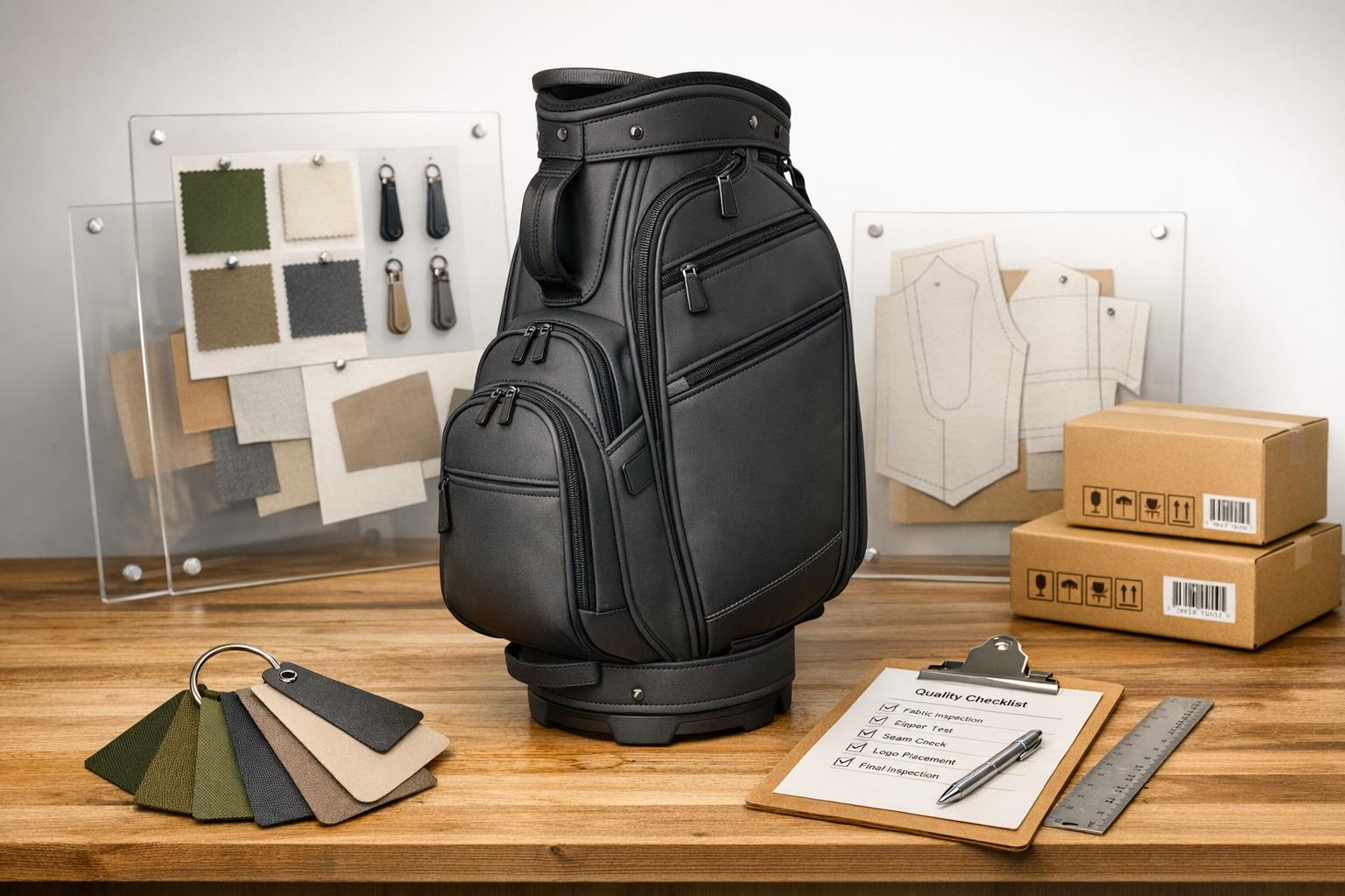 Small MOQ Custom Golf Bags for Kickstarter Creators