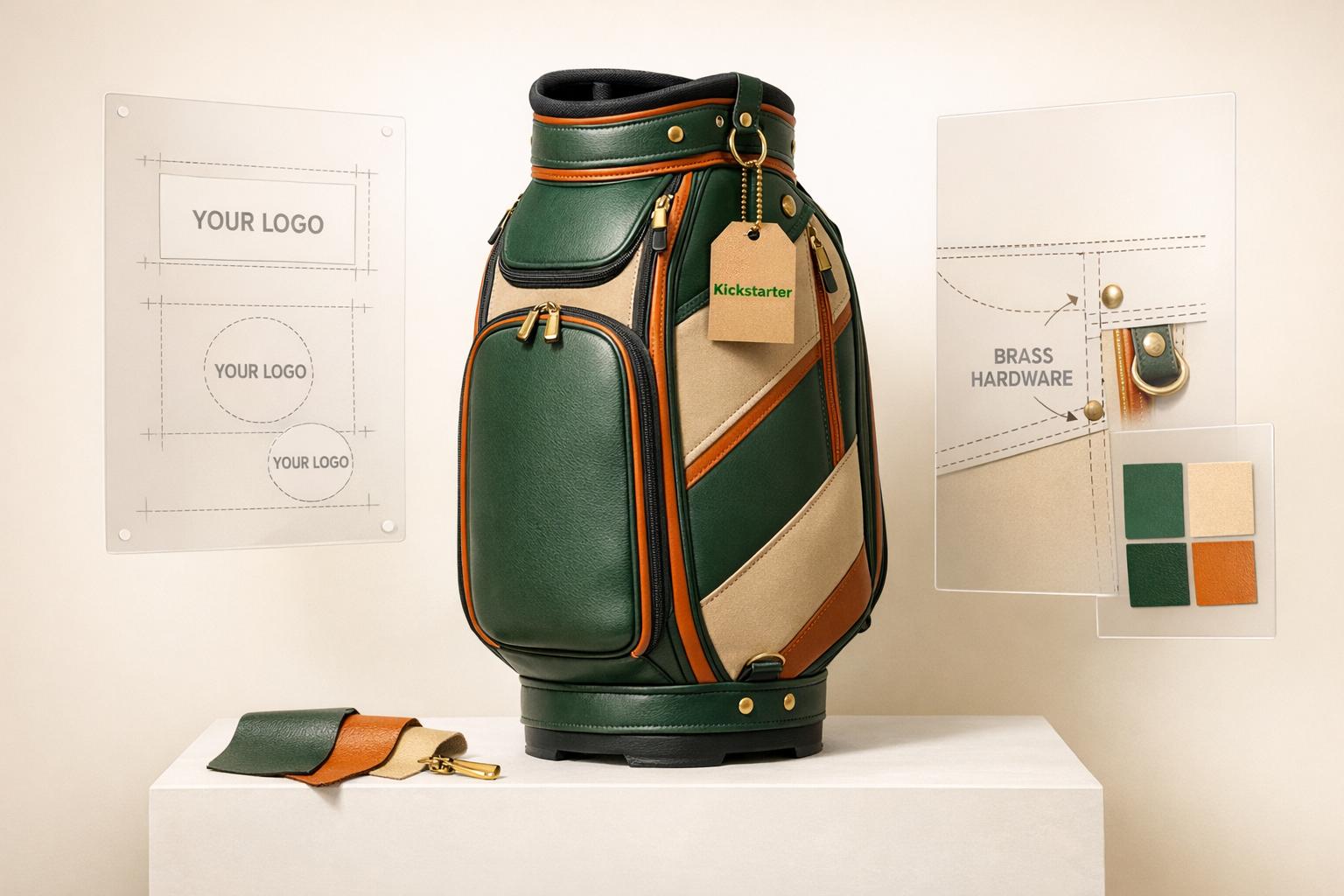 How to Brand Your Custom Golf Bag for Kickstarter