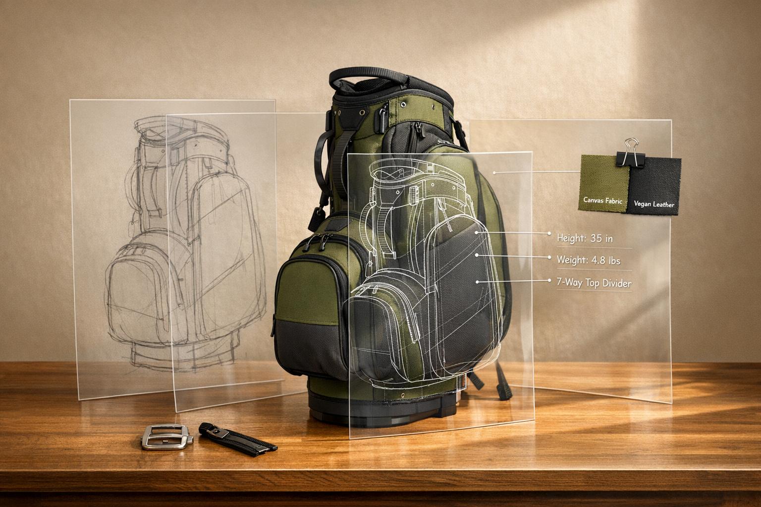 From Prototype to Production: Golf Bags for Kickstarter