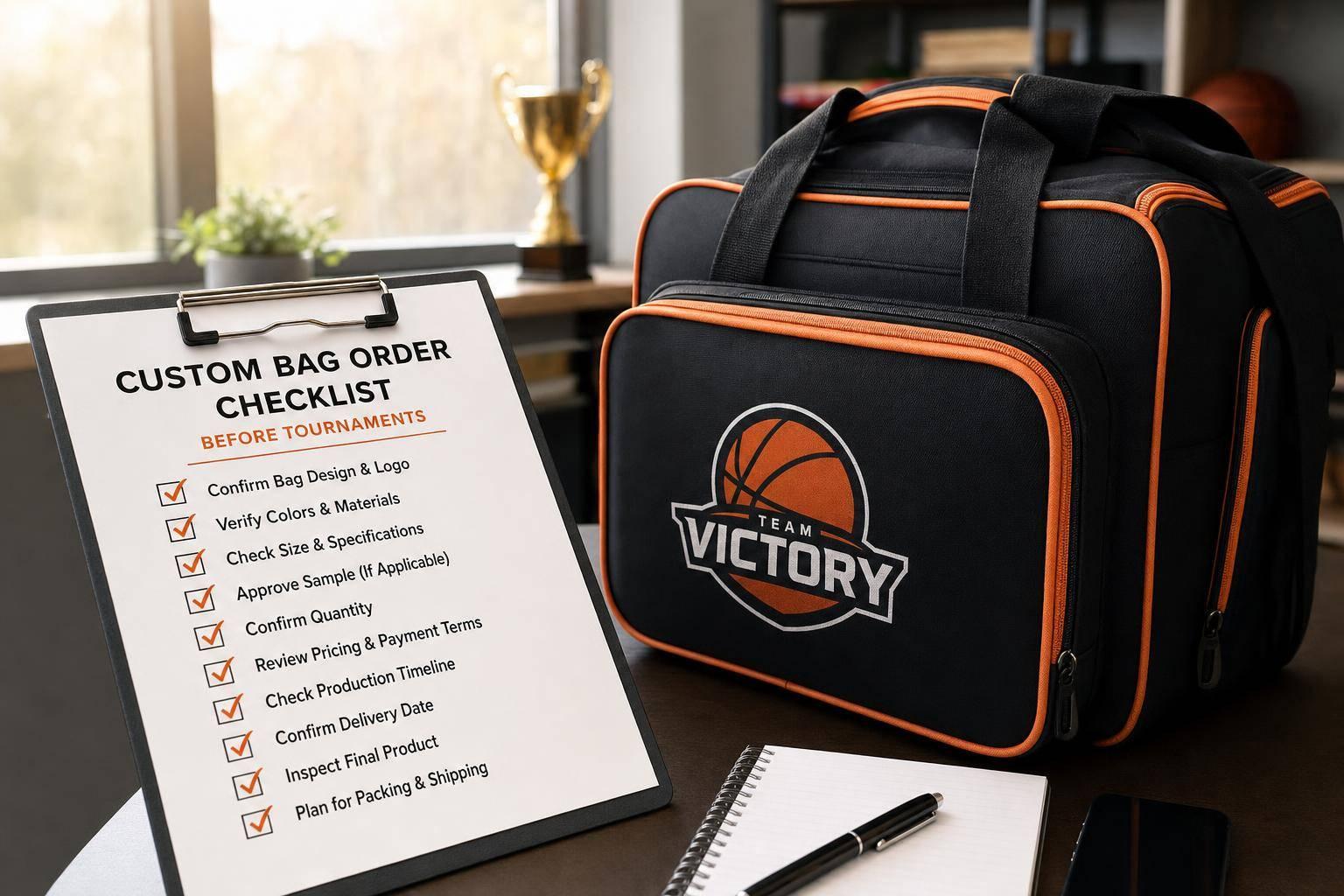 Checklist for Custom Bag Orders Before Tournaments