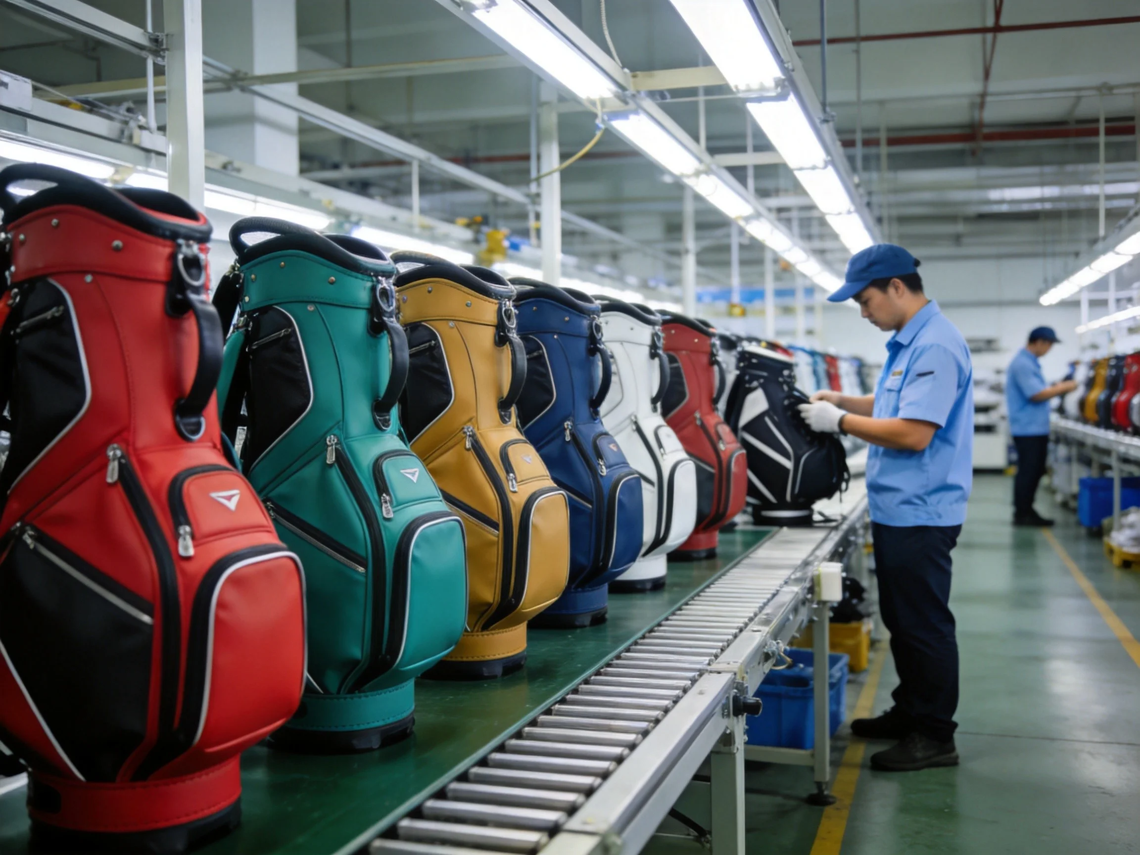 Custom OEM golf bags collection including cart bags stand bags and Sunday carry bags at Keep Perfect Golf