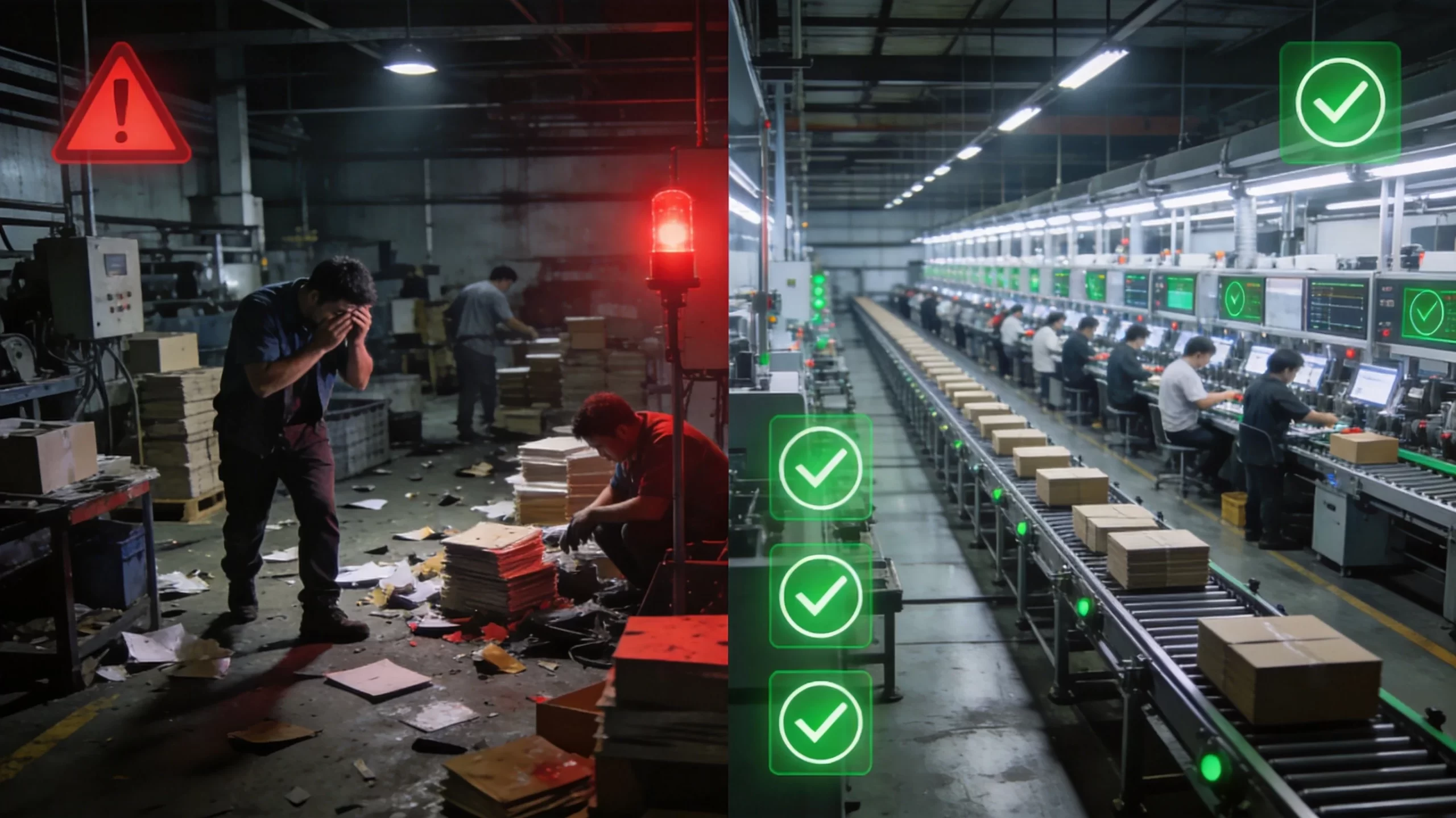 Cost comparison: mistakes vs correct approach in golf bag production