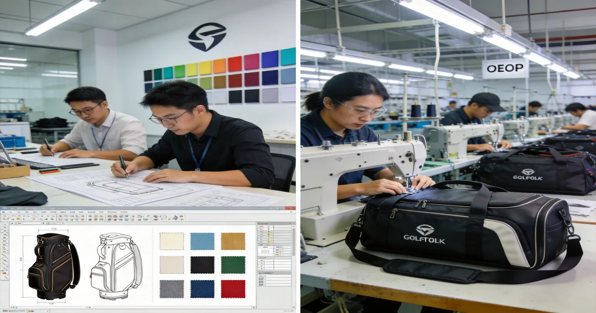 Golf Bag OEM vs ODM Manufacturing Comparison - Keep Perfect Golf Factory