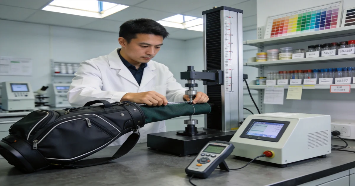 Golf Bag Quality Control Testing Laboratory - Keep Perfect Golf