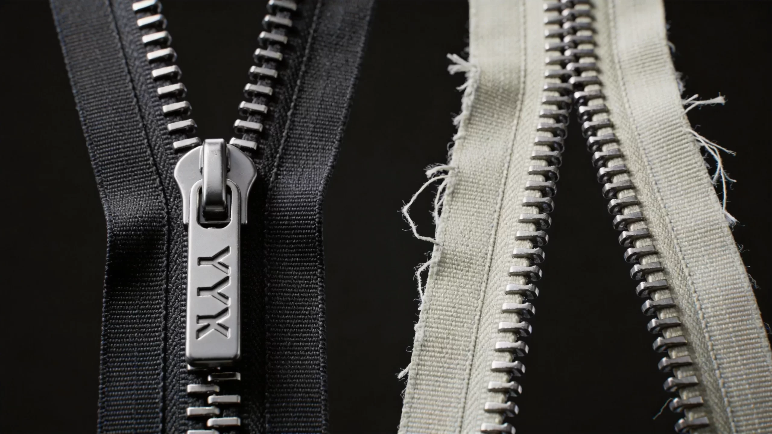YKK zipper vs generic zipper comparison